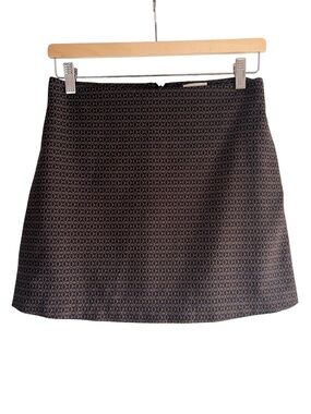 Wilfred classic a-line mini skirt geometric print size 6 excellent condition